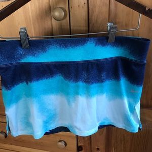 Blue Tie-dye Nike Skirt